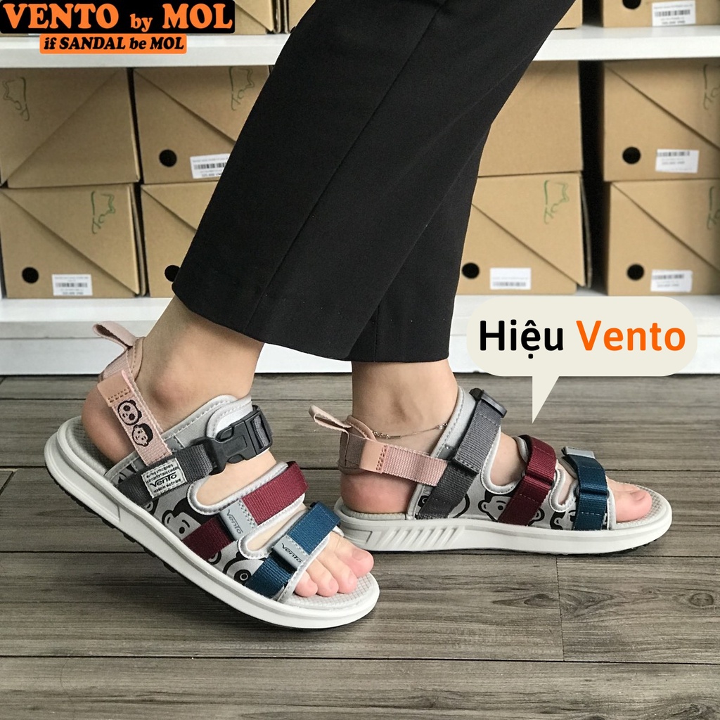 Giày Sandal MOL Nữ 3 Quai Ngang Quai Hậu Tháo Rời Êm Bền Phù Hợp Đi Học Đi Làm Đi Du Lịch Mã MS1801