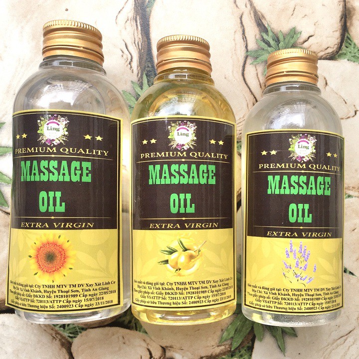 Dầu Massage Body Thư Giãn 150ml Thiên nhiên 100% Ling dùng cho mọi loại da