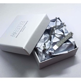 Vòng cổ Maison Margiela logo number pendant necklace ss20