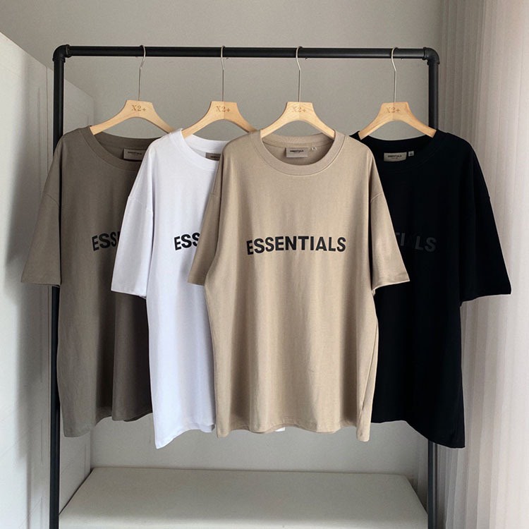 Áo thun tay lỡ ESSENTIALS, áo phông nữ chất cotton chuẩn sịn/ không đẹp shop đền gấp 10 lần