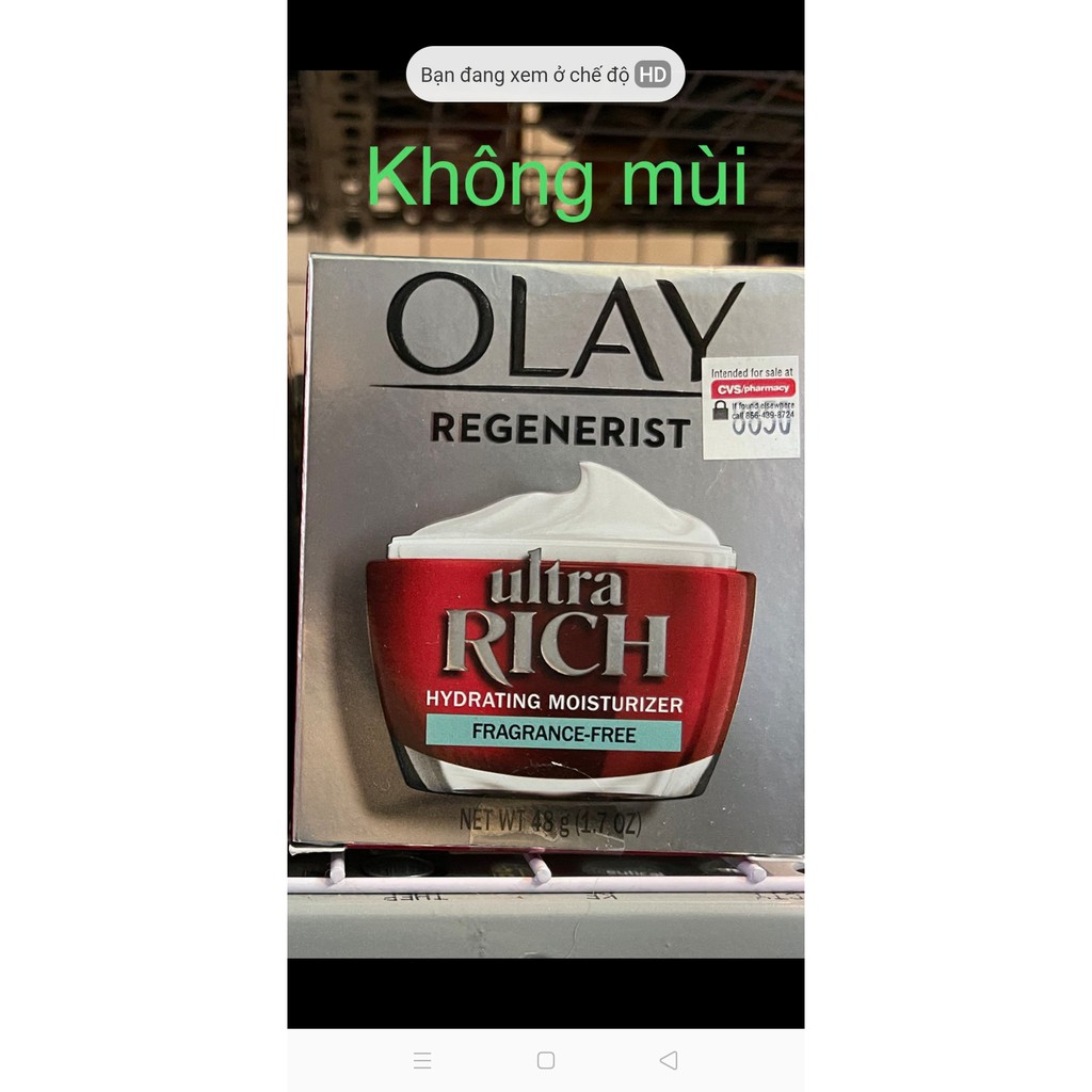 kem dưỡng chống láo hóa OLAY ( Hàng Mỹ)