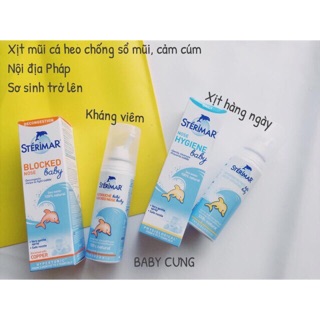 Xịt mũi cá heo STERIMAR của Pháp 100ml