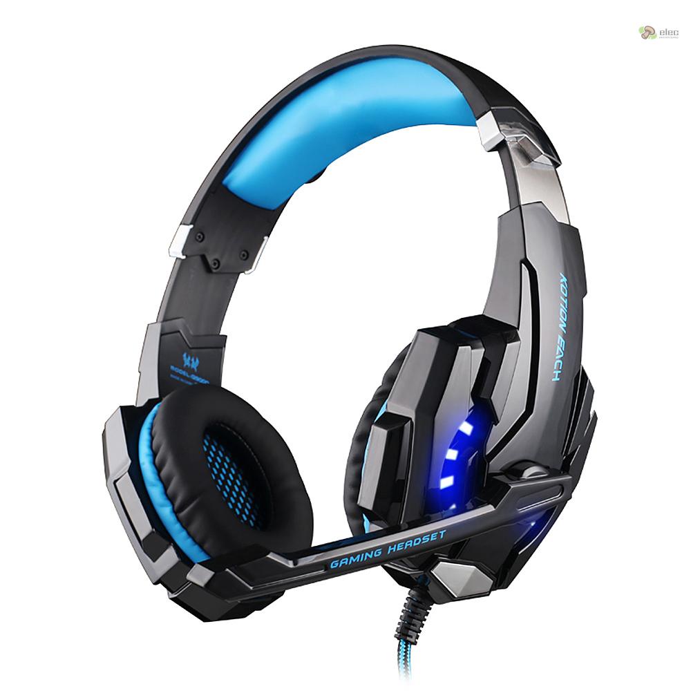 Tai nghe chơi game KOTION EACH G9000 3.5mm giảm tiếng ồn có dây cáp chuyển đổi âm thanh cho PC/laptop/PS4