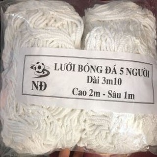 Lưới gôn bóng đá 5 người - Sợi (2 lưới)