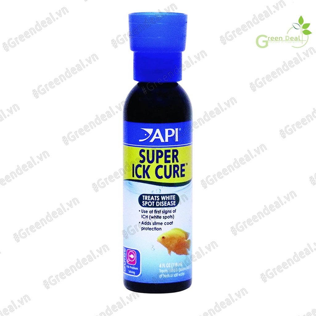 API - Super Ick Cure (Chai 118 ml) | Xử lý nấm ký sinh trùng cho cá cảnh trong hồ cá biển, hồ cá thủy sinh