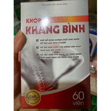 KHỚP KHANG BÌNH - hỗ trợ tăng khả năng phục hồi khớp và hỗ trợ làm giảm nguy cơ thoái hóa khớp