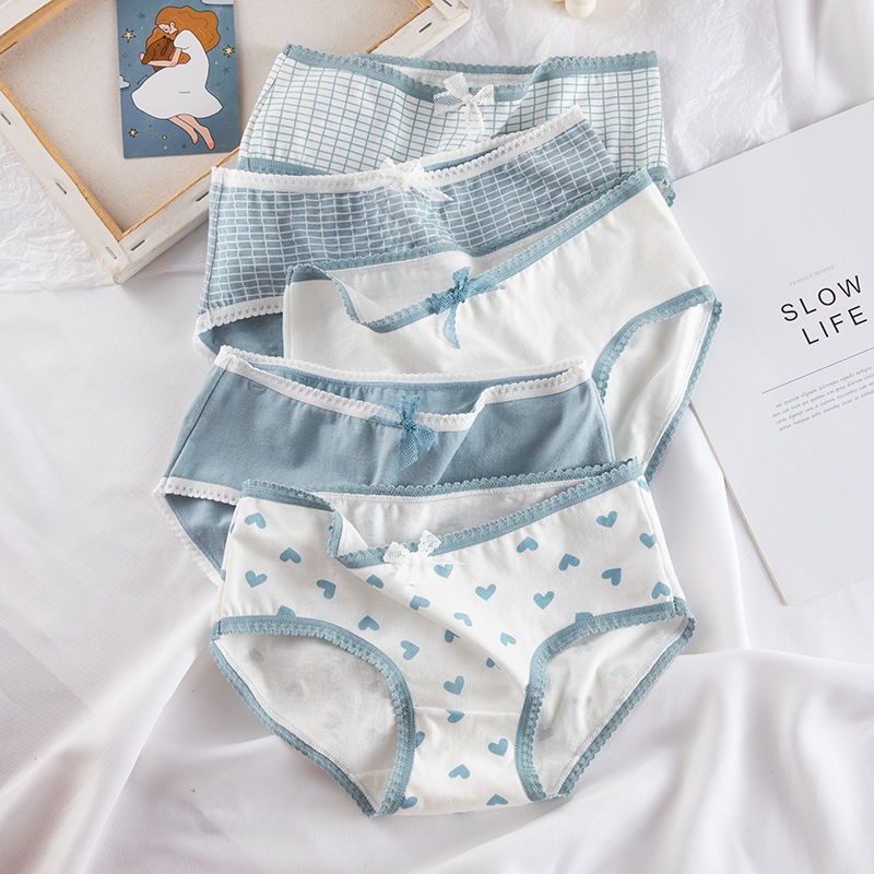 Quần lót cotton đáy vừa cỡ vừa thoáng khí cho nữ 001.my21.11.5