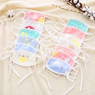 Combo 10 set khẩu trang sợi tre cho bé, 1 sét = 5 chiếc