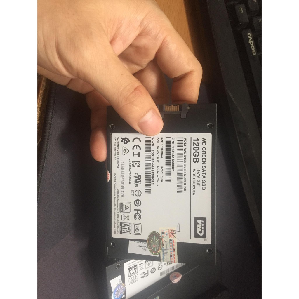 Ssd 120g cũ các loại
