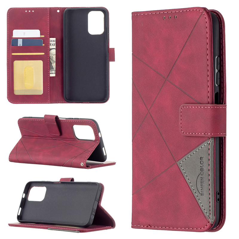 Leather Case Redmi Note 9 Redmi Note 9S Redmi 8 Redmi Note 8T Redmi Note 7  BINFEN Colour Fashion Full Protection Fashion Flip Wallet Buckle Card Cover Magnetic Attraction Soft Cover Casing Phone Case BOX BIN Casing Bracket Protective Shell