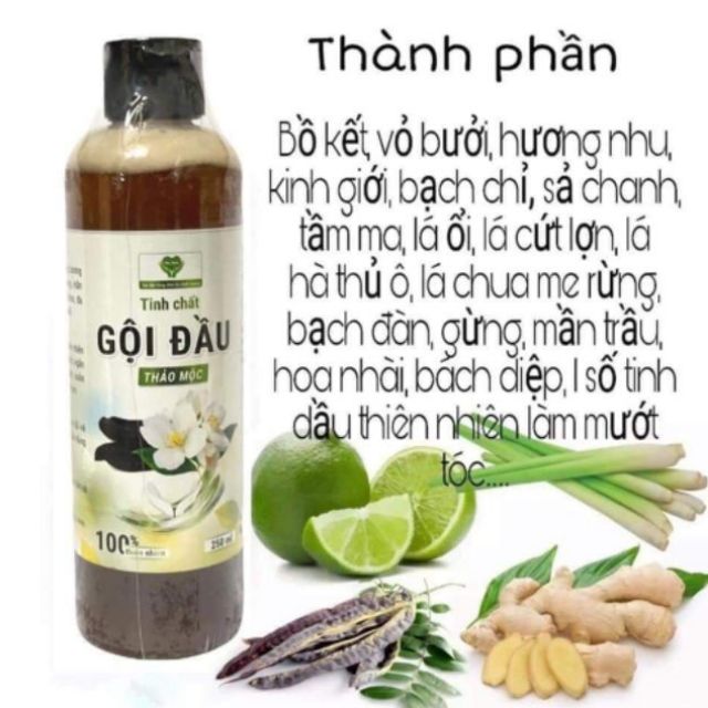 Dầu gội đầu thảo mộc thiên nhiên Mẹ Ken