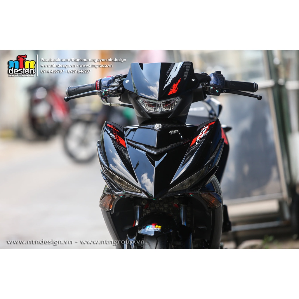Tem /decal Rời Dán Xe Exciter 150 Mẫu Special Đỏ Trắng Đen Mod Từ 155 Cực Đẹp, Hàng 3 Lớp Chất Lượng Cao