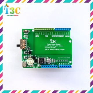 Arduino Shield Boost Power, Pin Dự Phòng