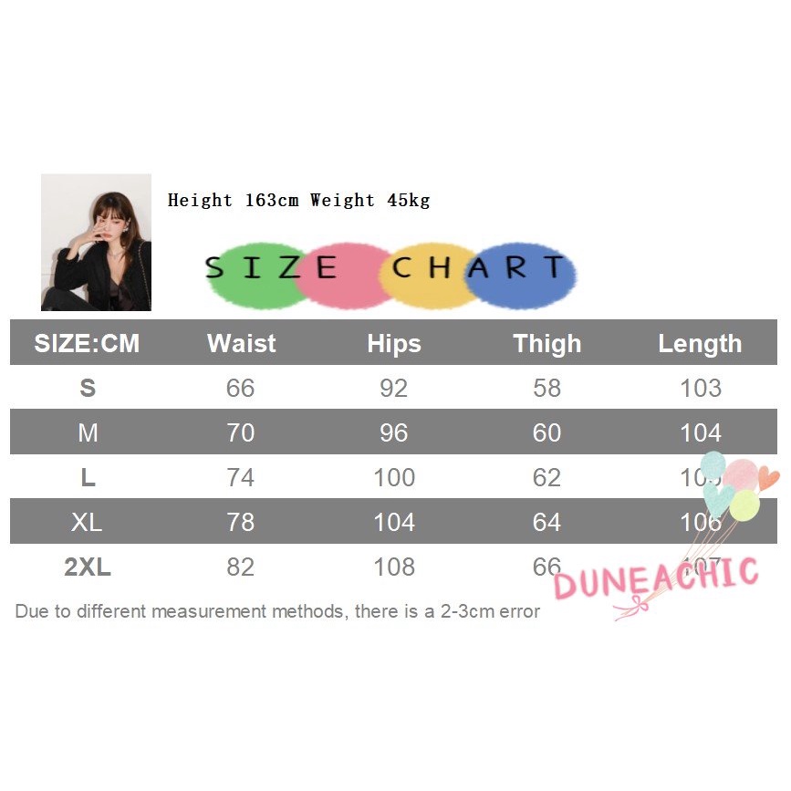 DUNEA Quần Jean Ống Rộng Phối Rách Cá Tính Dành Cho Nữ