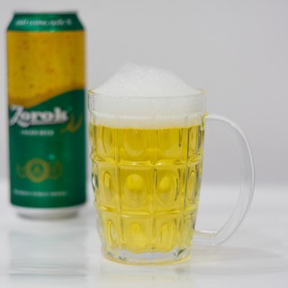 Bộ 6 Ly Thủy Tinh Uống Bia Có Quai PCD10007 375ML