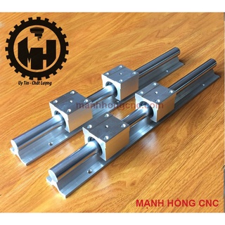 Thanh ray trượt tròn có đế sbr16 dài 1m hn & tphcm