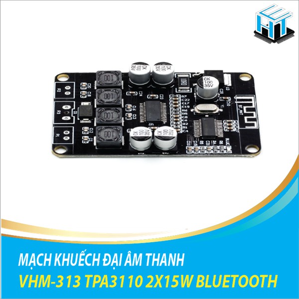 MẠCH KHUẾCH ĐẠI ÂM THANH VHM-313 TPA3110 2X15W BLUETOOTH