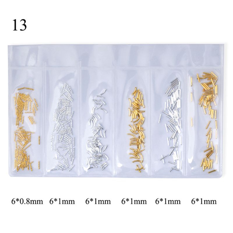 Bộ phụ kiện hình trăng sao đính trang trí móng tay đẹp măts