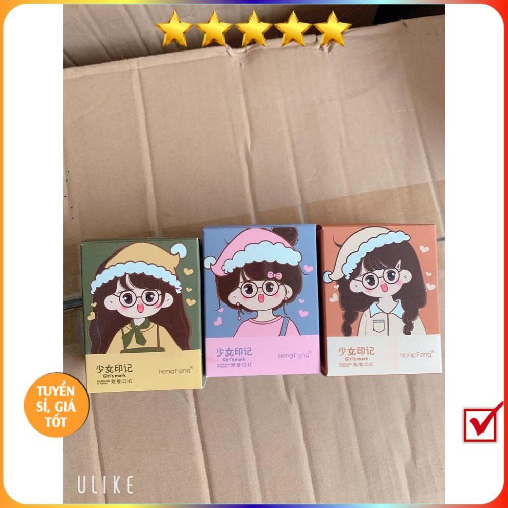 Set Son Thỏi Hengfang Airpod Thiết Kế Bắt Mắt Dễ Thương Siêu Lì Mềm Mịn Thơm Hàng Chuẩn Nội Địa Trung KING DC | BigBuy360 - bigbuy360.vn