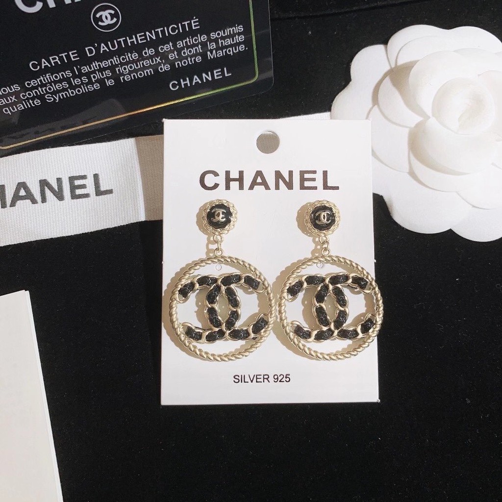 Hoa Tai Mạ Bạc 925 Hình Chữ C Sang Trọng Dành Cho Nữ