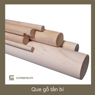 Thanh gỗ Tần bì Phi 28, 35, 40 - Dài 1m - Ash Dowel Rods