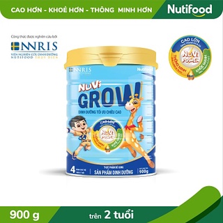 Sữa Bột Nutifood Nuvi GROW 2+ 900g (trên 2 tuổi )