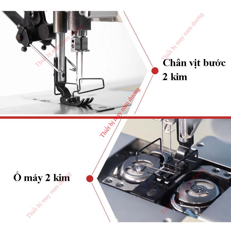 Máy may 2 kim di động điện tử JUKI &gt; máy may công nghiệp