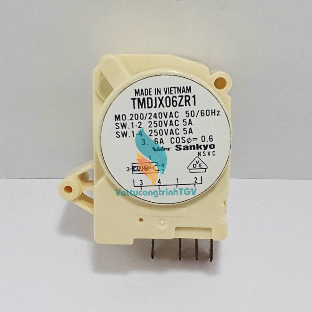 Đồng hồ thời gian TMDJX06ZR1 cho tủ lạnh TOSHIBA hãng