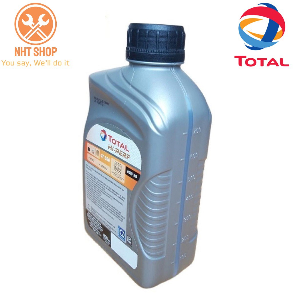 Dầu nhớt Total HI-PERF 4T SPECIAL 20W50 800ml – NHT Shop