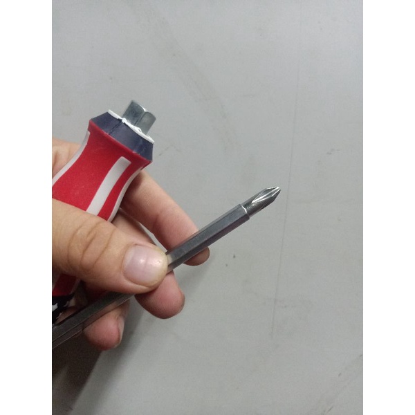 Tua Vít 2 Đầu  hút nam châm (Cờ mỹ) loại tốt dài 17cm hình thật shop chụp