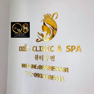 Logo dán tường ( mẫu mới)