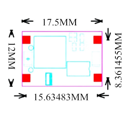 DC-DC  Power Module 3A mini Buck module Car Power 4.5V-30V to 3.3V fixed output