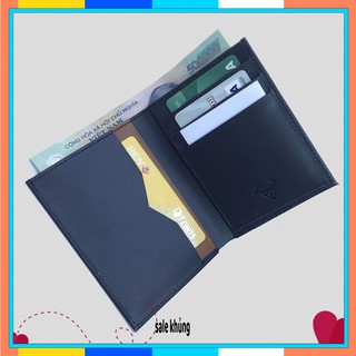 Ví Nam Da Bò Thật Kiểu Đứng - Bảo Hành 12 tháng - Full box | Bóp Nam Đẹp DTR tien5.shop