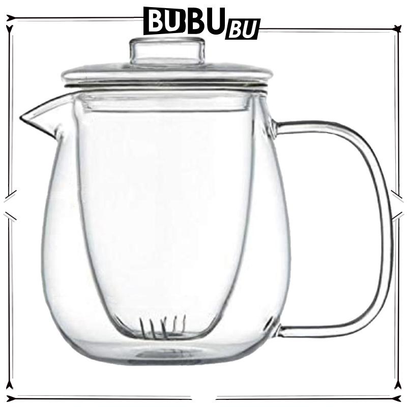 Bình trà thủy tinh nhỏ 300ml có ngăn lọc trà an toàn có thể tháo rời