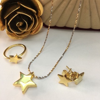 Bộ trang sức mạ vàng 24k