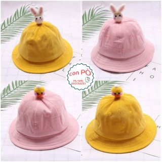 Mũ bucket Mầm cây đủ màu (có sẵn)