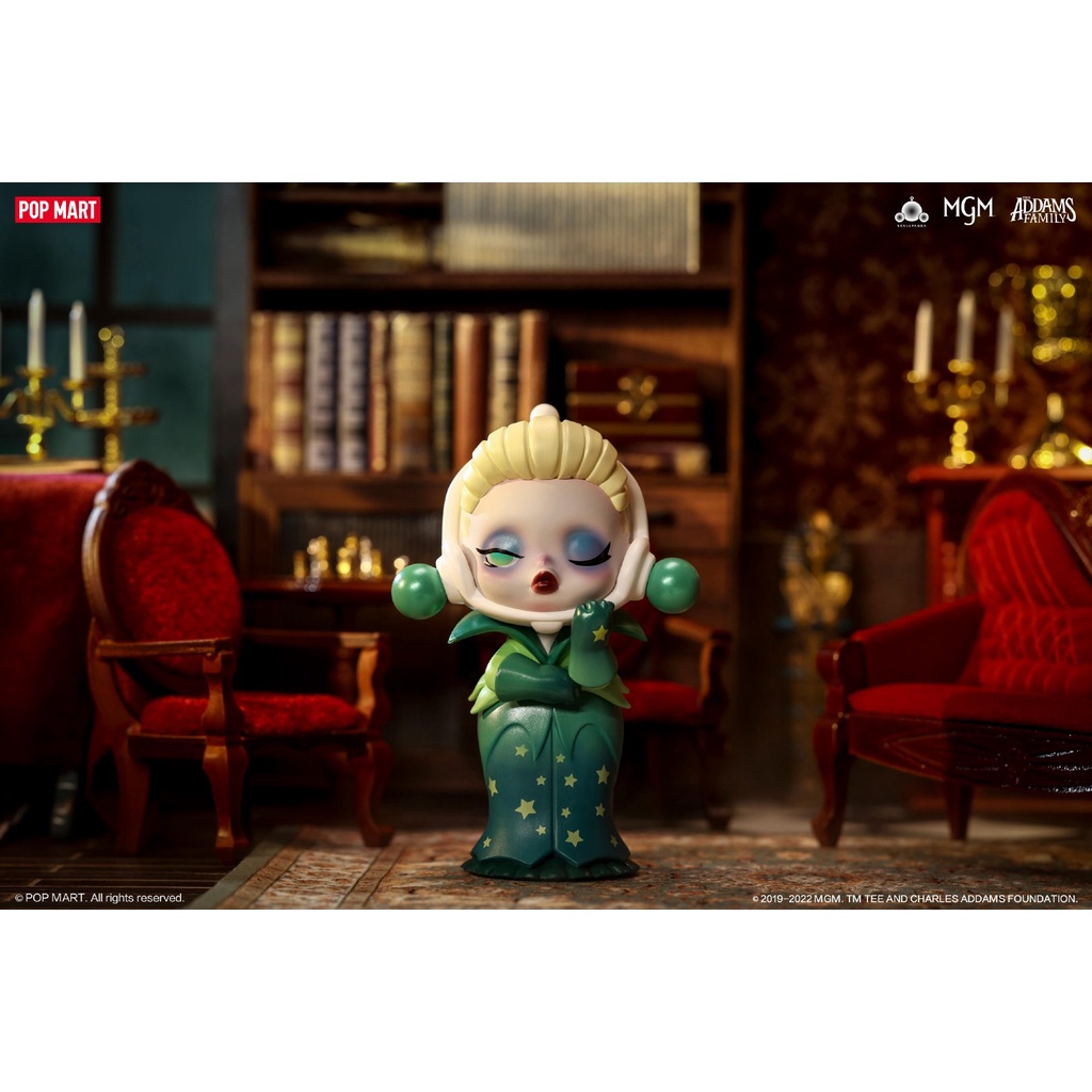 Pop mart popmart Đồ Chơi Nghệ Thuật skullpanda addams family series Dễ Thương Làm Quà Tặng