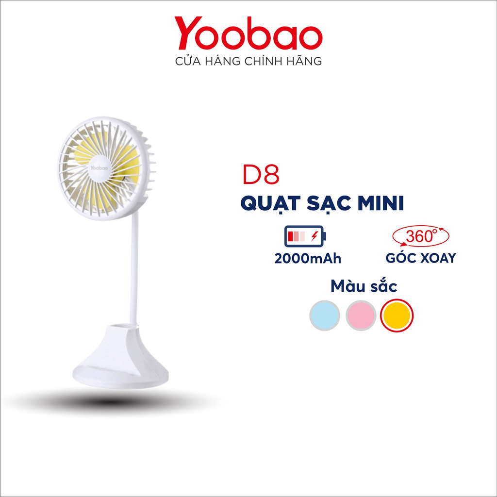 QUẠT MINI YOOBAO D8