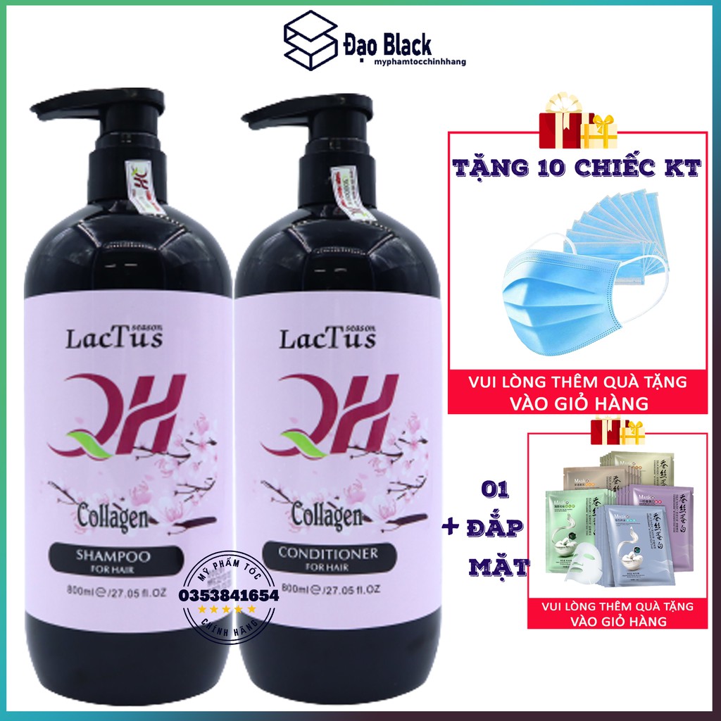 Dầu gội đầu QH lactus season giảm nhanh tóc gãy rụng sạch sâu da đầu giảm gàu,dầu thừa và bã nhờn nuôi dưỡng chân tóc