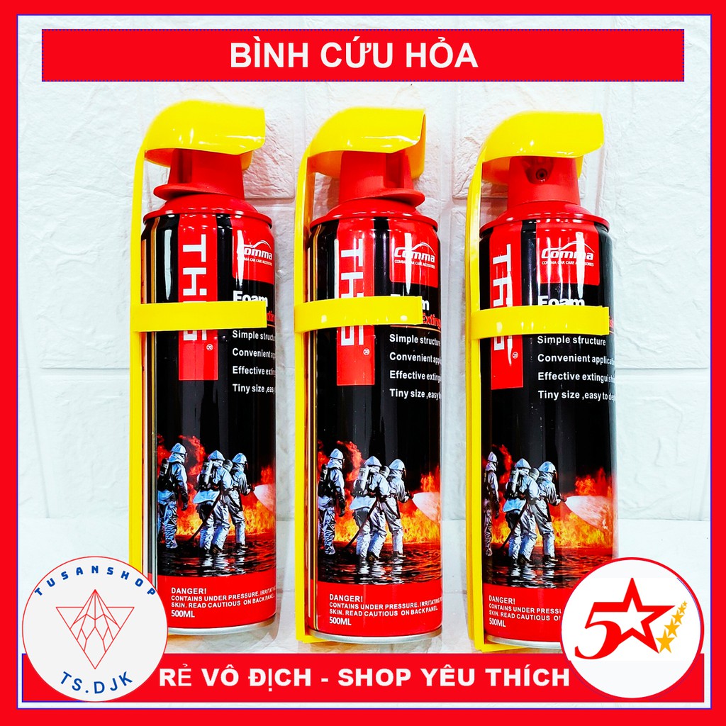 [6.6 HỦY DIỆT] Bình Cứu Hỏa Mini - Chai Xịt Chữa Cháy Trên Ô Tô - THIS Foam Fire Exstinguisher