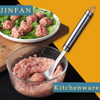 Kitchen household stainless steel special spoon for making meatballs