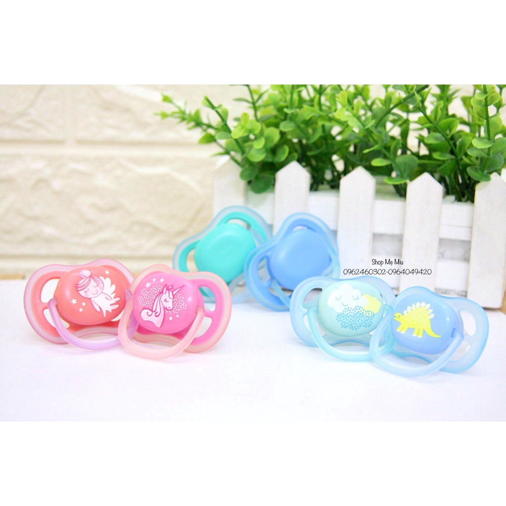 Ti Giả Avent Đầu Dẹt Cho Bé Size 0-6m, 6-18m