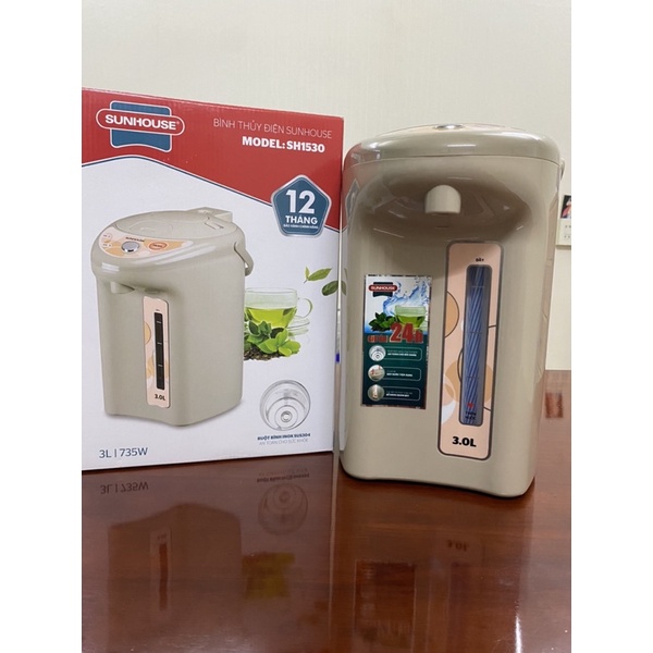 { Hàng Chính Hãng Sunhouse } BÌNH THỦY ĐIỆN 3.0 L SUNHOUSE SH1530