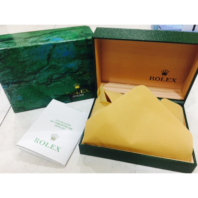 ROLEX Hộp màu xanh lá cây chính hãng