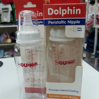 Bình sữa Dolphin cổ hẹp 260ml ( tặng 1 núm ti )