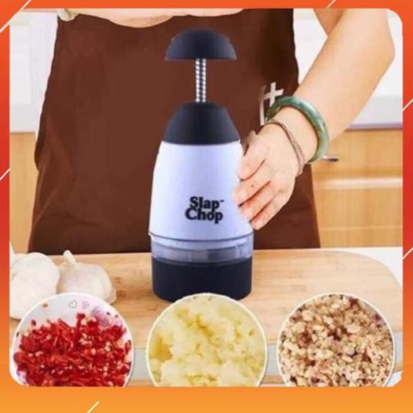 [Giá lẻ bằng giá sỉ] Dập tỏi hành ớt Slap Chop tay cầm dài