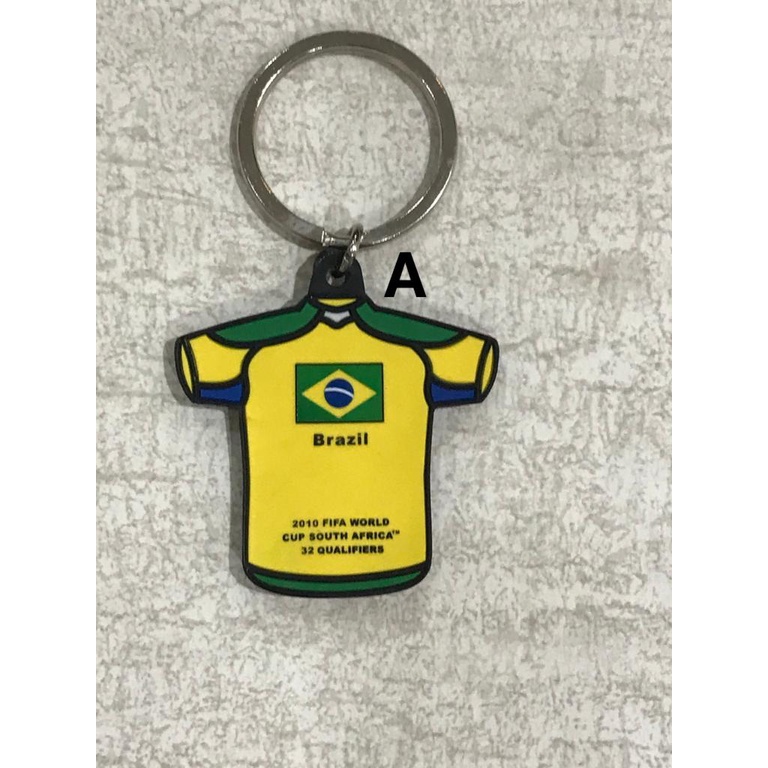 Móc treo chìa khóa bằng cao su FIFA WORLD CUP 2010 ORIGINAL 4x4cm