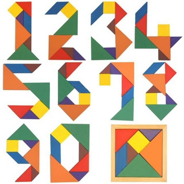 [LOẠI TỐT ] Đồ chơi xếp hình Tangram cổ điển