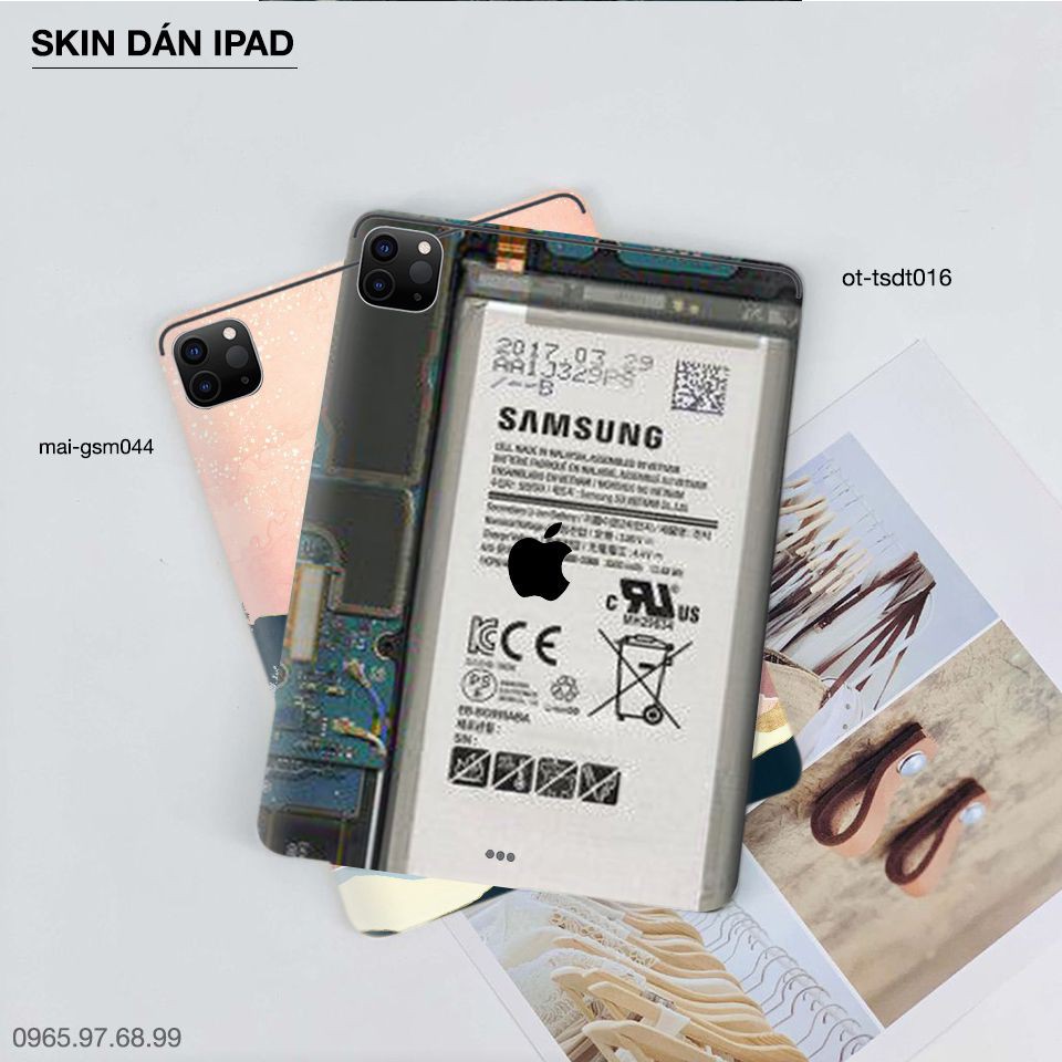 Skin dán iPad in hình trong suốt - tsdt017 (inbox mã máy cho Shop)