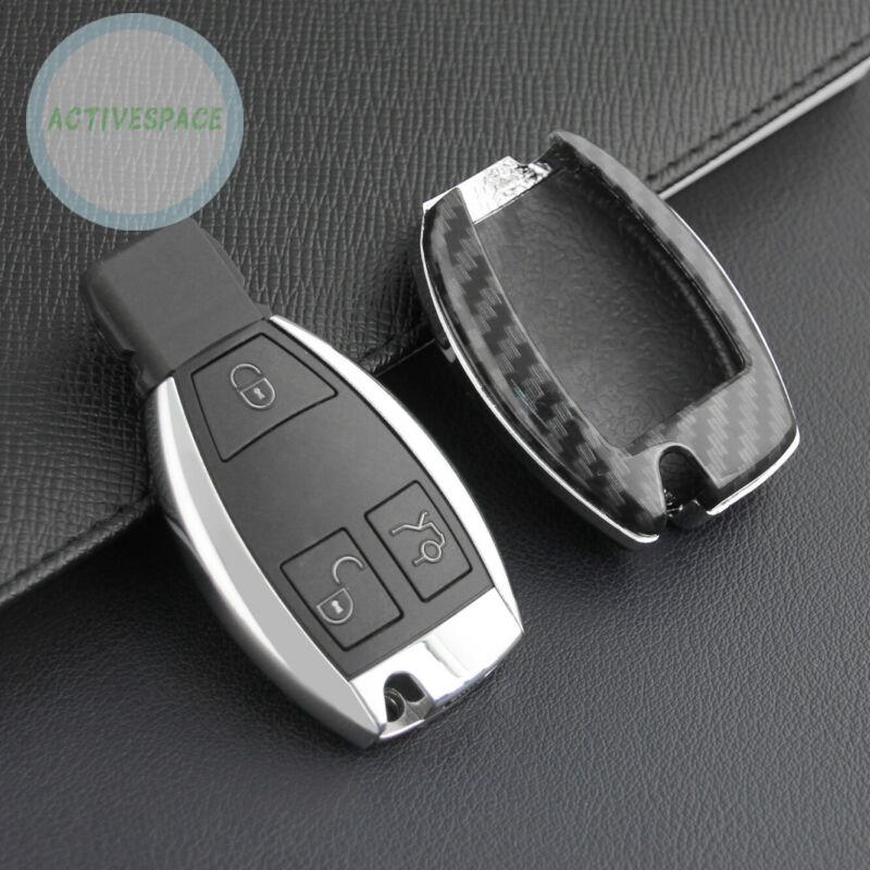 Ốp chìa khóa xe hơi carbon chống bụi cho xe Mercedes W205 W212 X253 W166 X204 X166